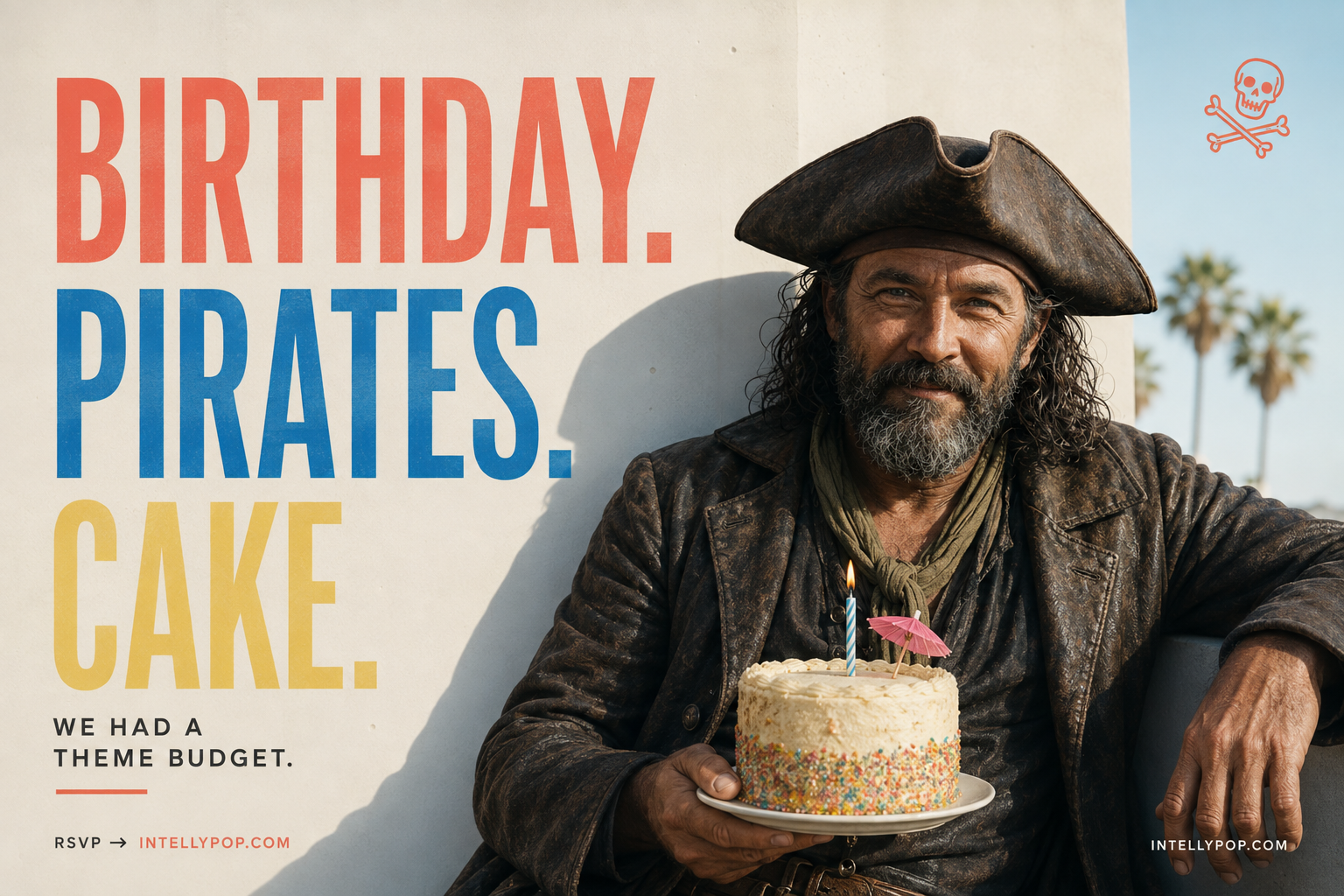 Birthday. Pirates. Cake.