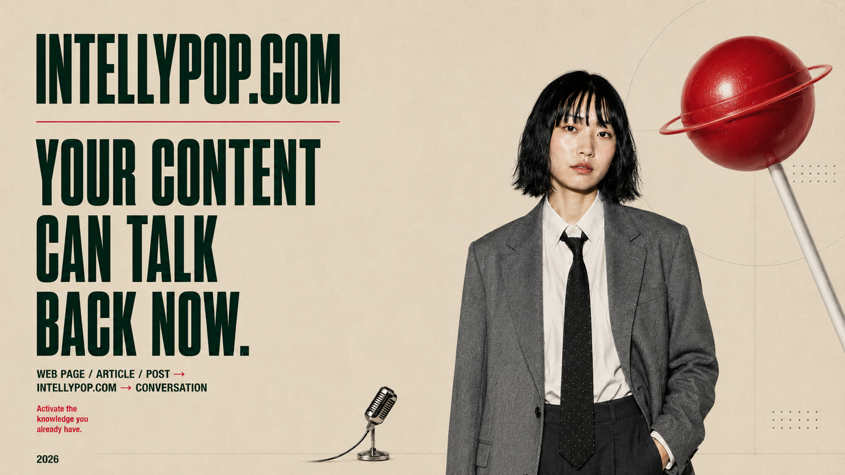 SHE’S NOT THE CONTENT. SHE’S WHAT THE CONTENT BECOMES.