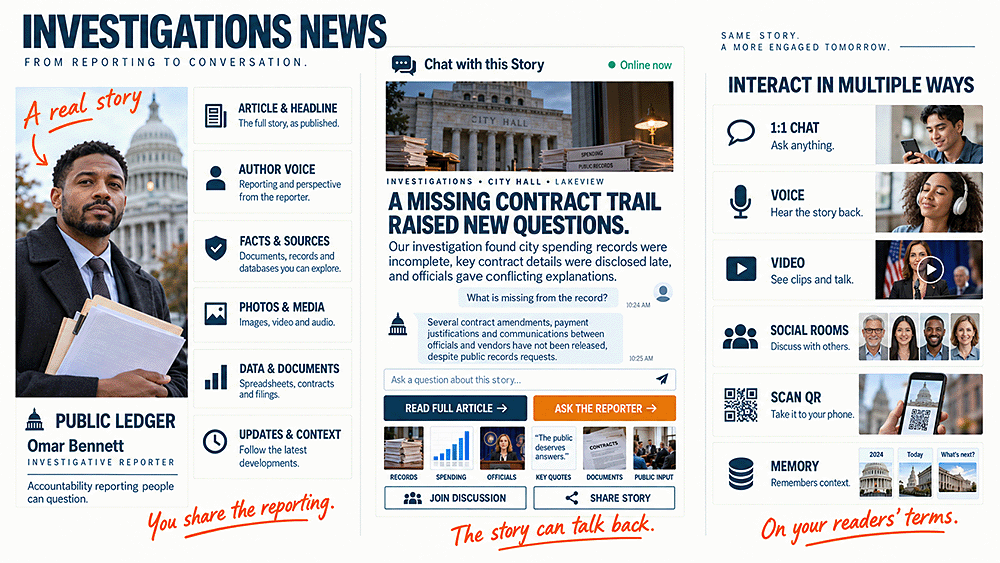 Content-to-Go example: investigative reporting