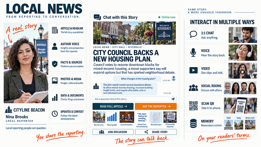 Content-to-Go example: local news